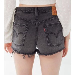 Vintage Black Levi shorts